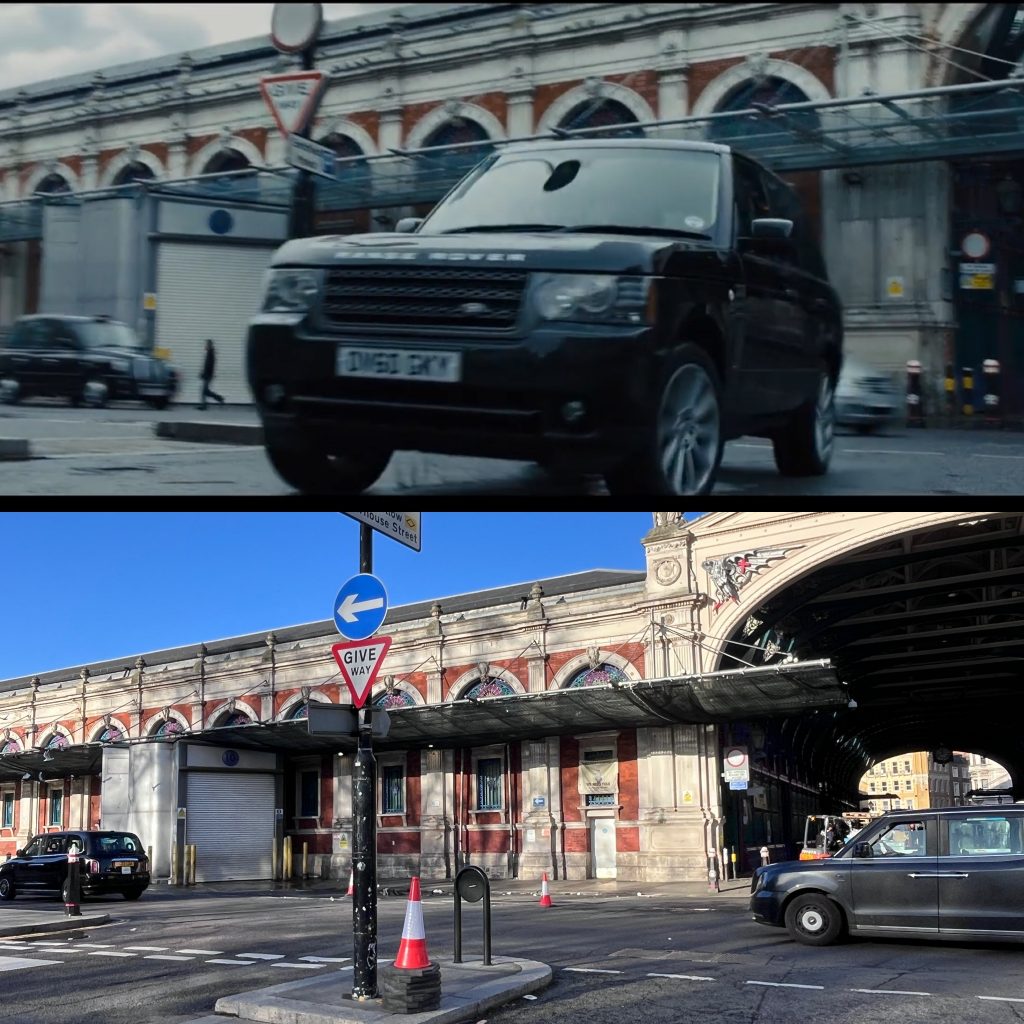 Smithfield Market skyfall range rover vogue