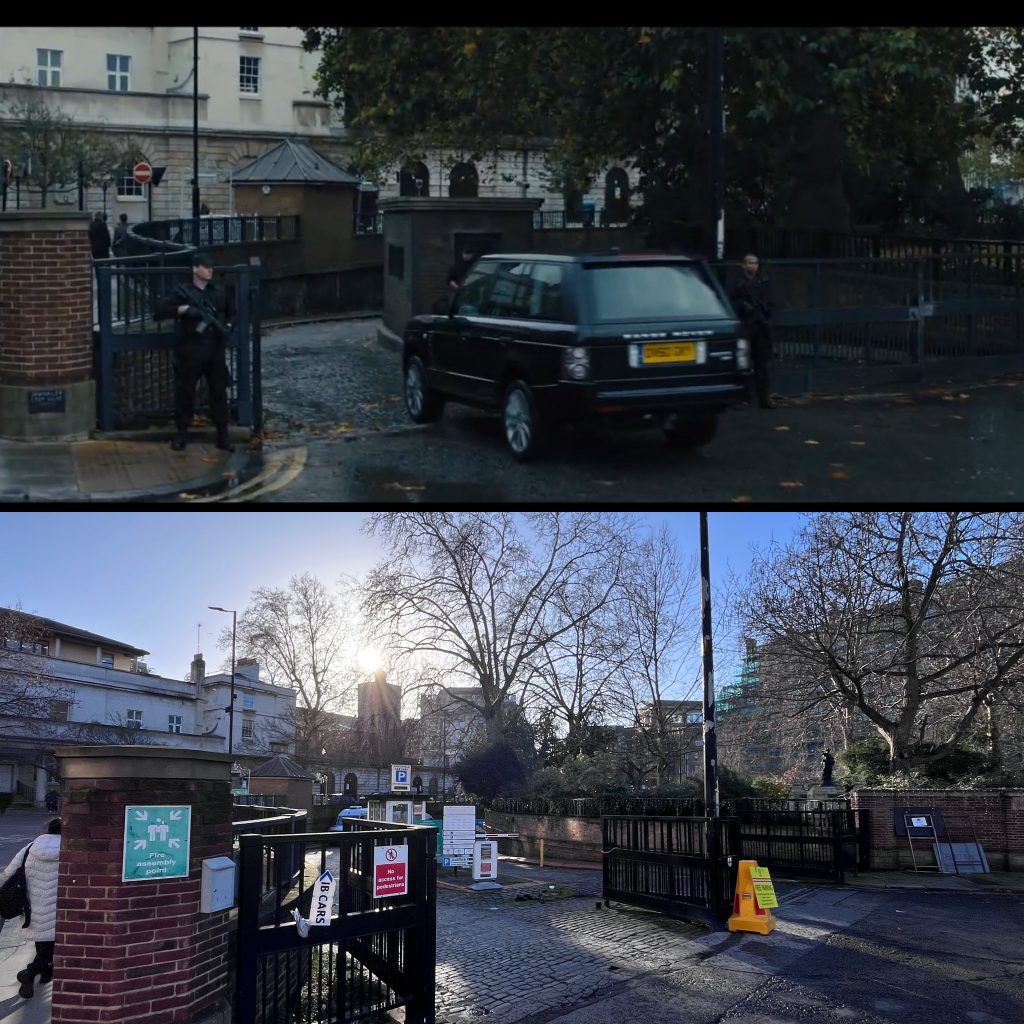 Smithfield Market skyfall gate entrance