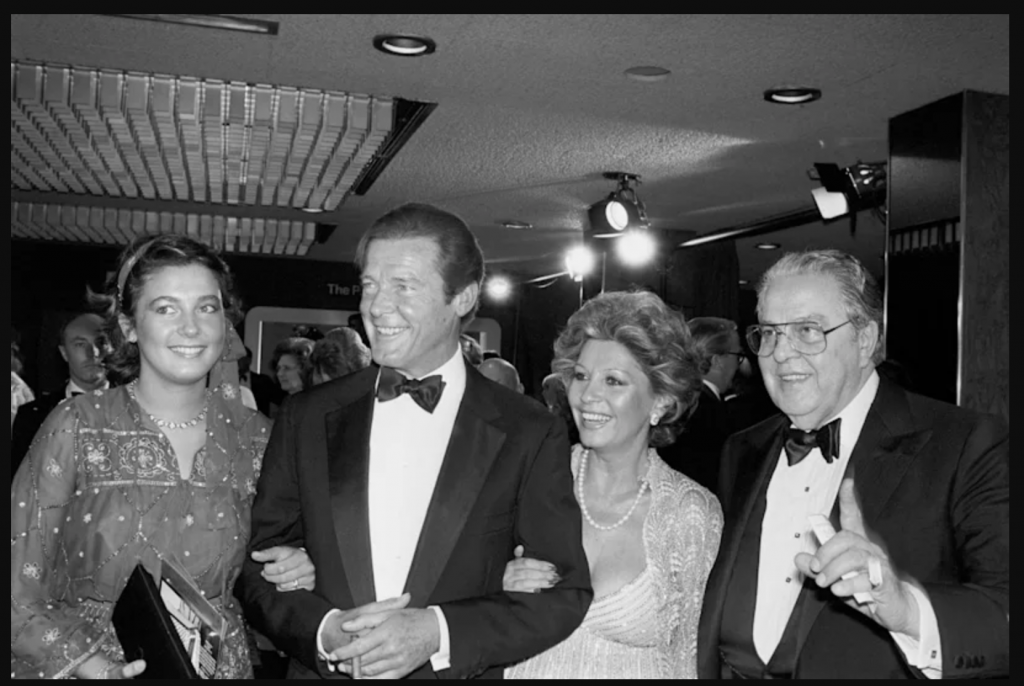 Roger Moore FYEO premiere