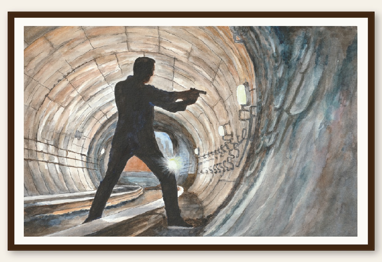 Bond Underground Hand-Finished Print (Edition of 25)